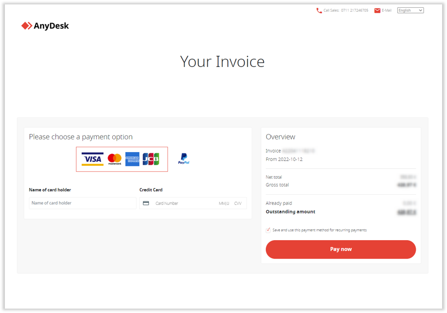pay your invoice