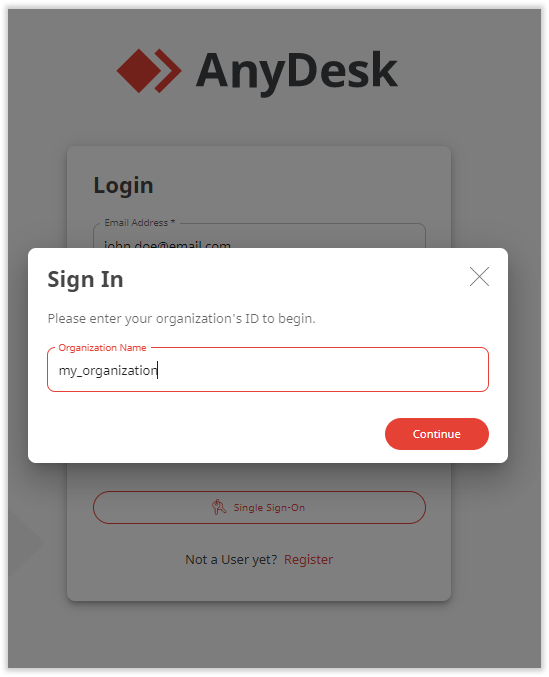 sso log in to myad